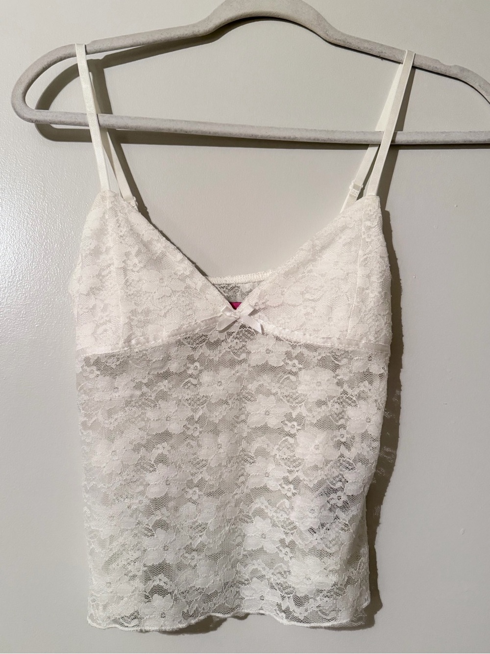 Edikted White Lace Cami Top
